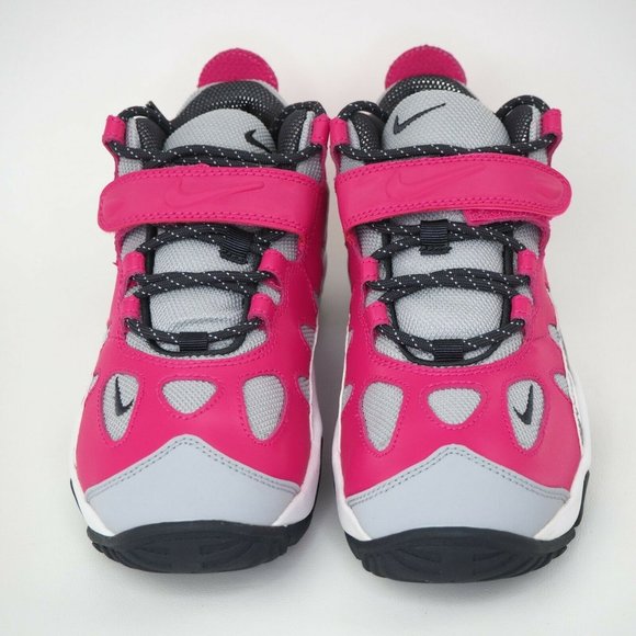 Nike Turf Raider PS Girls Shoes Pink Grey - Picture 3 of 11